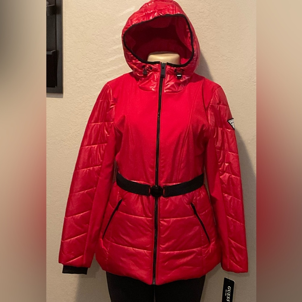 Guess puffer soft shell jacket